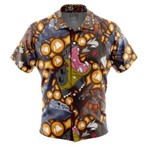 Chemise hawaïenne Type Sol Pokémon - Maison Otaku