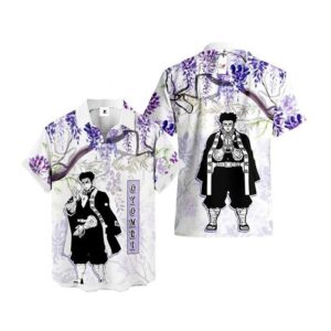 Chemise hawaïenne Demon Slayer Gyomei Himejima - Maison Otaku