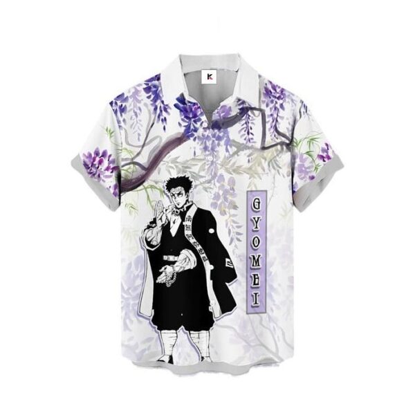 Chemise hawaïenne Demon Slayer Gyomei Himejima - Maison Otaku – Image 2