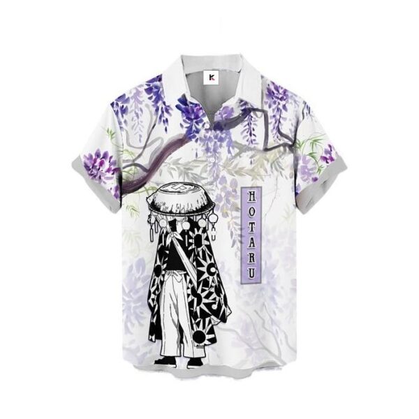 Chemise hawaïenne Demon Slayer Hotaru Haganezuka Wisteria - Maison Otaku – Image 2