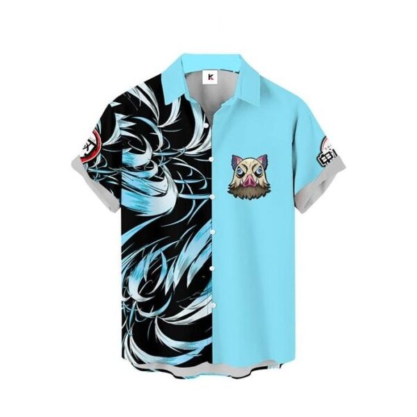 Chemise hawaïenne Demon Slayer Inosuke Respiration de la Bête - Maison Otaku – Image 2