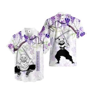 Chemise hawaïenne Demon Slayer Inosuke Wisteria - Maison Otaku