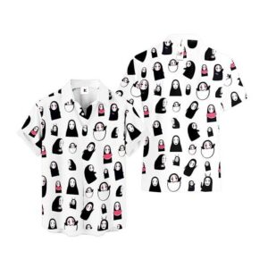 Chemise hawaïenne Le Voyage de Chihiro Kaonashi - Maison Otaku