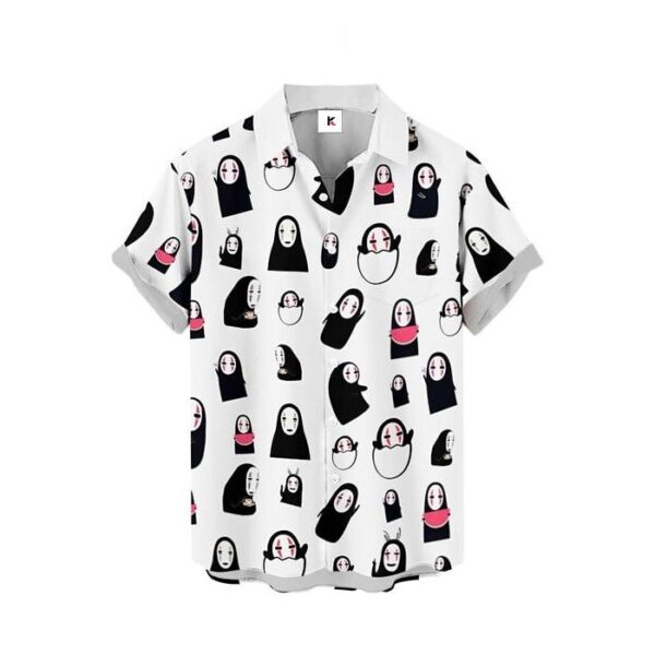 Chemise hawaïenne Le Voyage de Chihiro Kaonashi - Maison Otaku – Image 2