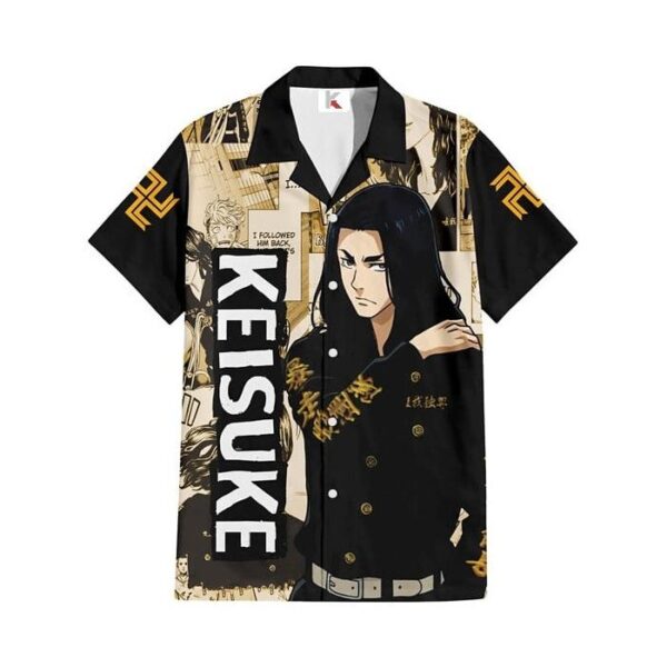 Chemise hawaïenne Tokyo Revengers Keisuke Baji - Maison Otaku – Image 2