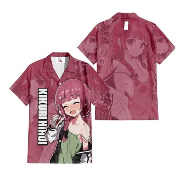 Chemise hawaïenne Bocchi the Rock! Kikuri Hiroi - Maison Otaku