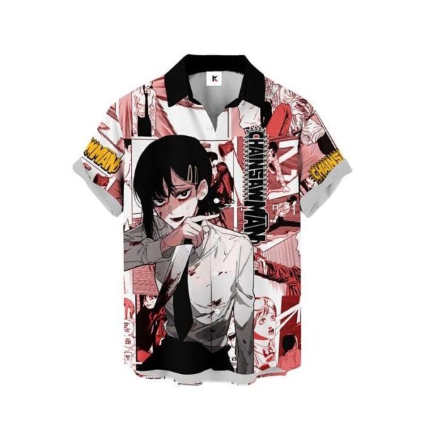 Chemise hawaïenne Chainsaw Man Kobeni Higashiyama - Maison Otaku – Image 2