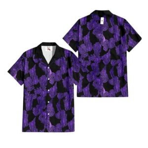 Chemise hawaïenne Demon Slayer Kokushibo 02 - Maison Otaku