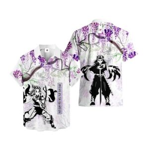 Chemise hawaïenne Demon Slayer Kyojuro Rengoku - Maison Otaku