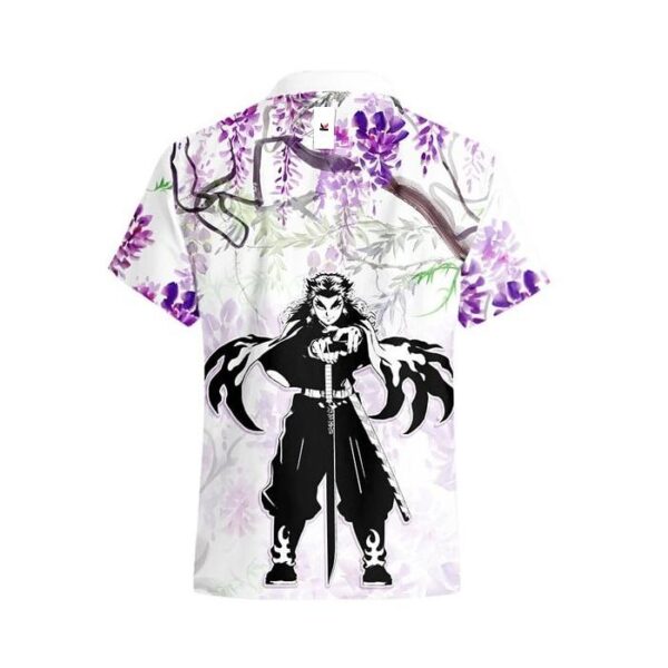 Chemise hawaïenne Demon Slayer Kyojuro Rengoku - Maison Otaku – Image 3