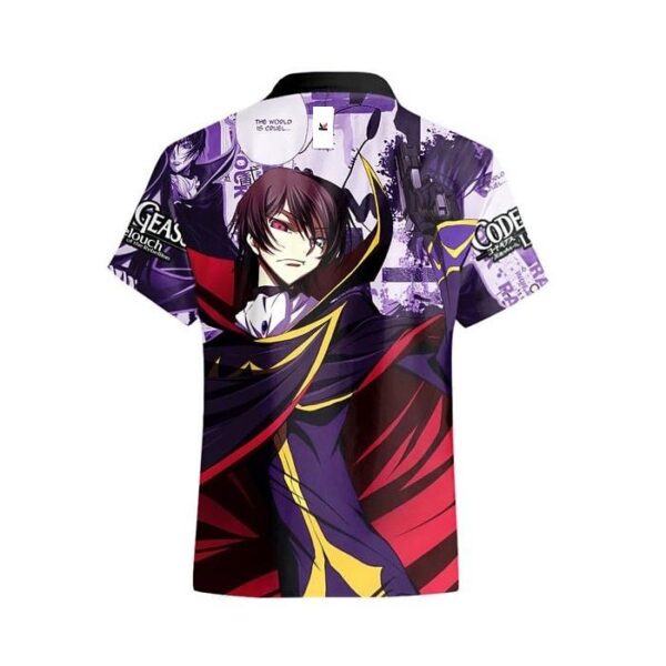 Chemise hawaïenne Code Geass Lelouch Lamperouge - Maison Otaku – Image 3