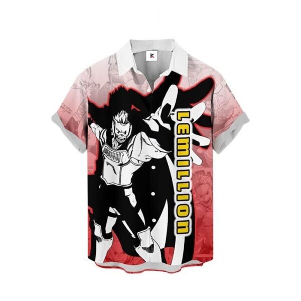 Chemise hawaïenne My Hero Academia Lemillion Style Manga - Maison Otaku – Image 2