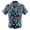 Chemise hawaïenne Lucario x Méga-Lucario Pokémon - Maison Otaku