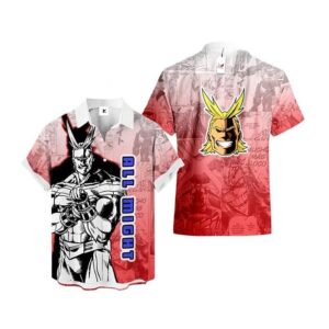 Chemise hawaïenne My Hero Academia All Might Style Manga - Maison Otaku