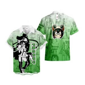 Chemise hawaïenne My Hero Academia Froppy Style Manga - Maison Otaku