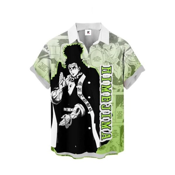 Chemise hawaïenne Demon Slayer Gyomei Himejima Style Manga - Maison Otaku – Image 2