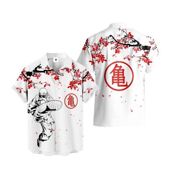 Chemise hawaïenne Dragon Ball Tortue Géniale - Maison Otaku
