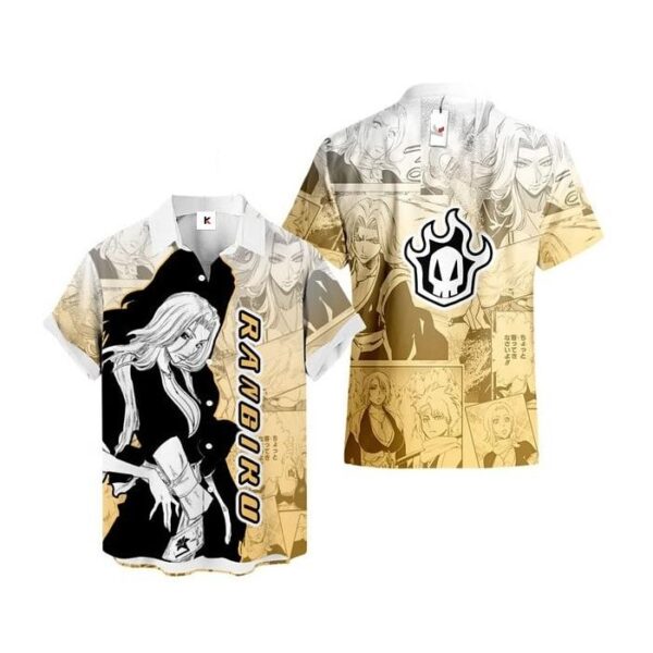 Chemise hawaïenne Bleach Rangiku Matsumoto Style Manga - Maison Otaku