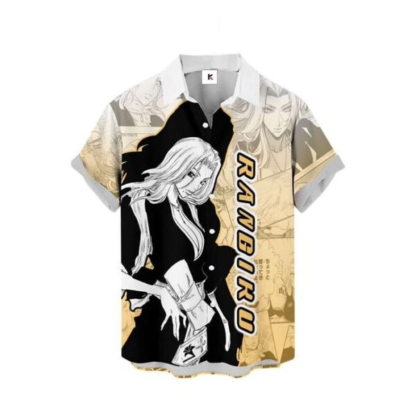 Chemise hawaïenne Bleach Rangiku Matsumoto Style Manga - Maison Otaku – Image 2
