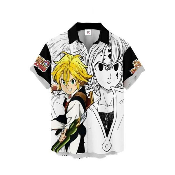 Chemise hawaïenne Seven Deadly Sins Meliodas - Maison Otaku – Image 2