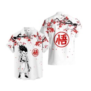 Chemise hawaïenne Dragon Ball Gotenks - Maison Otaku