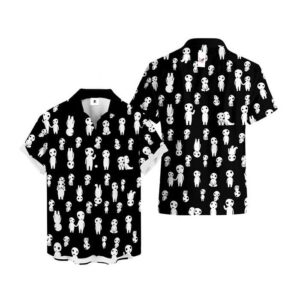 Chemise hawaïenne Princesse Mononoké Kodama - Maison Otaku