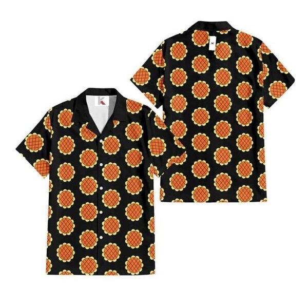 Chemise hawaïenne One Piece Luffy Arc Dressrosa - Maison Otaku