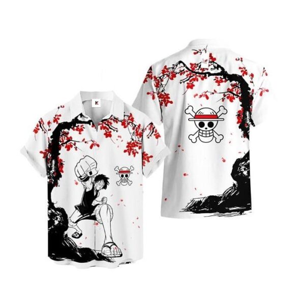 Chemise hawaïenne One Piece Luffy - Maison Otaku
