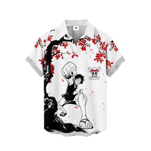 Chemise hawaïenne One Piece Luffy - Maison Otaku – Image 2