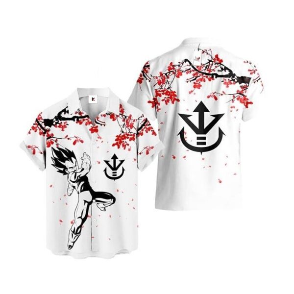 Chemise hawaïenne Dragon Ball Vegeta - Maison Otaku