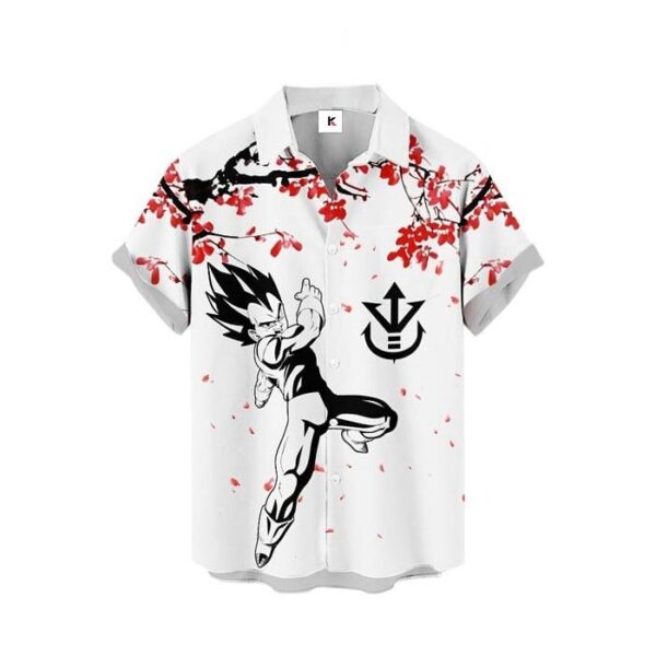 Chemise hawaïenne Dragon Ball Vegeta - Maison Otaku – Image 2