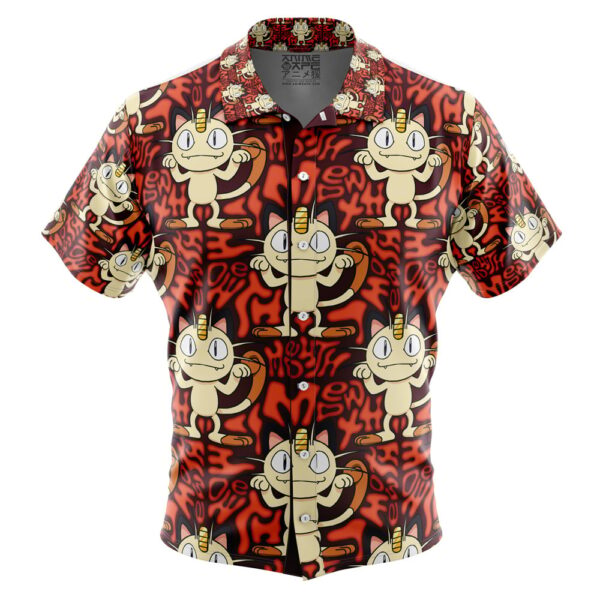 Chemise hawaïenne Miaouss Pokémon - Maison Otaku