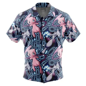 Chemise hawaïenne Mew x Mewtwo Pokémon - Maison Otaku