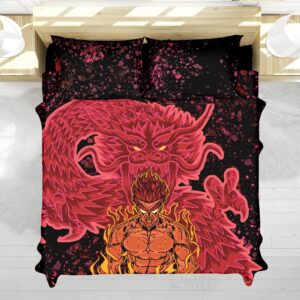 Housse De Couette Might Guy 8e Porte Shippuden Parure de lit Ensemble De Literie