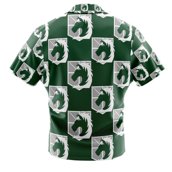 Chemise hawaïenne Police militaire L’Attaque des Titans - Maison Otaku – Image 3