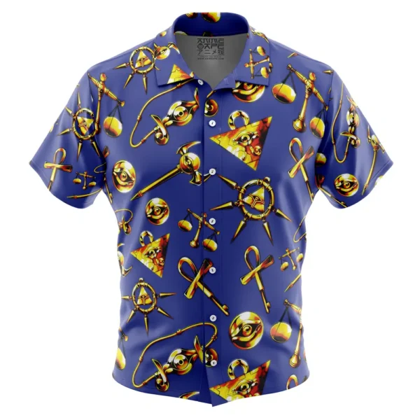 Chemise hawaïenne Objets Millenium YuGiOh - Maison Otaku