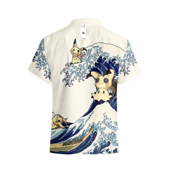 Chemise hawaïenne Pokémon Kojiro (James) Vague de Kanagawa - Maison Otaku – Image 3