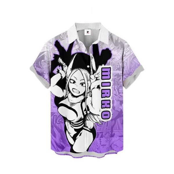 Chemise hawaïenne My Hero Academia Mirko - Maison Otaku – Image 2