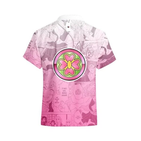 Chemise hawaïenne Demon Slayer Mitsuri Kanroji  - Maison Otaku – Image 3