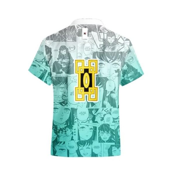 Chemise hawaïenne Demon Slayer Muichiro Tokito  - Maison Otaku – Image 3