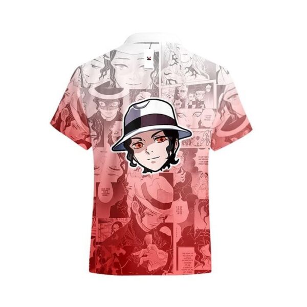 Chemise hawaïenne Demon Slayer Muzan Kibutsuji - Maison Otaku – Image 3