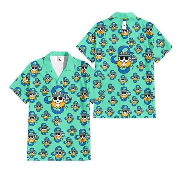 Chemise hawaïenne One Piece Nami Symboles - Maison Otaku