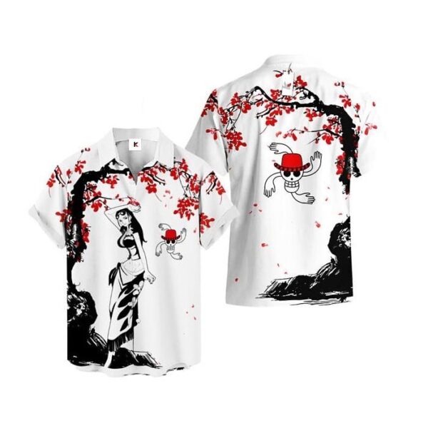 Chemise hawaïenne One Piece Nico Robin 05 - Maison Otaku