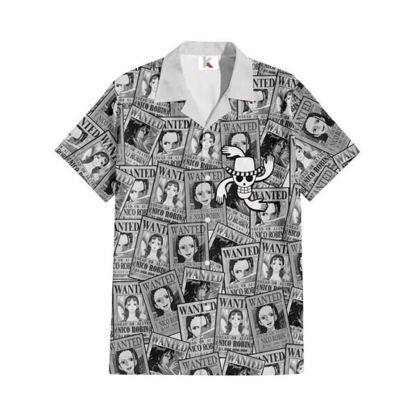 Chemise hawaïenne One Piece Nico Robin 02 - Maison Otaku – Image 2