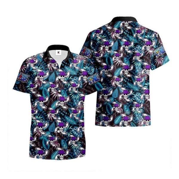 Chemise hawaïenne One Piece Nico Robin Symbole - Maison Otaku