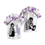 Chemise hawaïenne Demon Slayer Obanai Iguro Wisteria – Maison Otaku