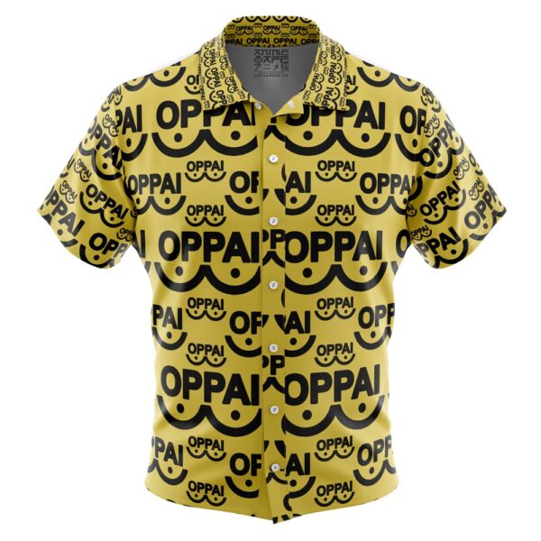 Chemise hawaïenne Saitama Oppai One Punch Man - Maison Otaku