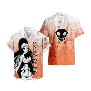 Chemise hawaïenne Bleach Orihime Inoue Style Manga - Maison Otaku