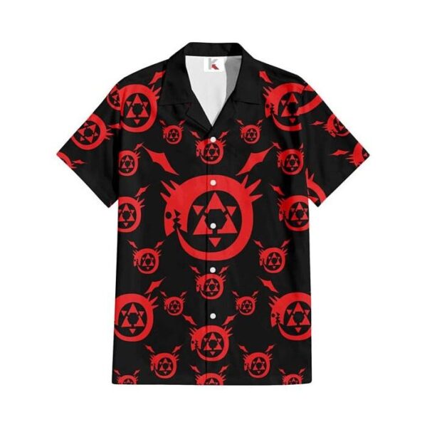 Chemise hawaïenne Fullmetal Alchemist Ouroboros - Maison Otaku – Image 2