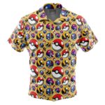 Chemise hawaïenne Poké Balls Pokémon – Maison Otaku